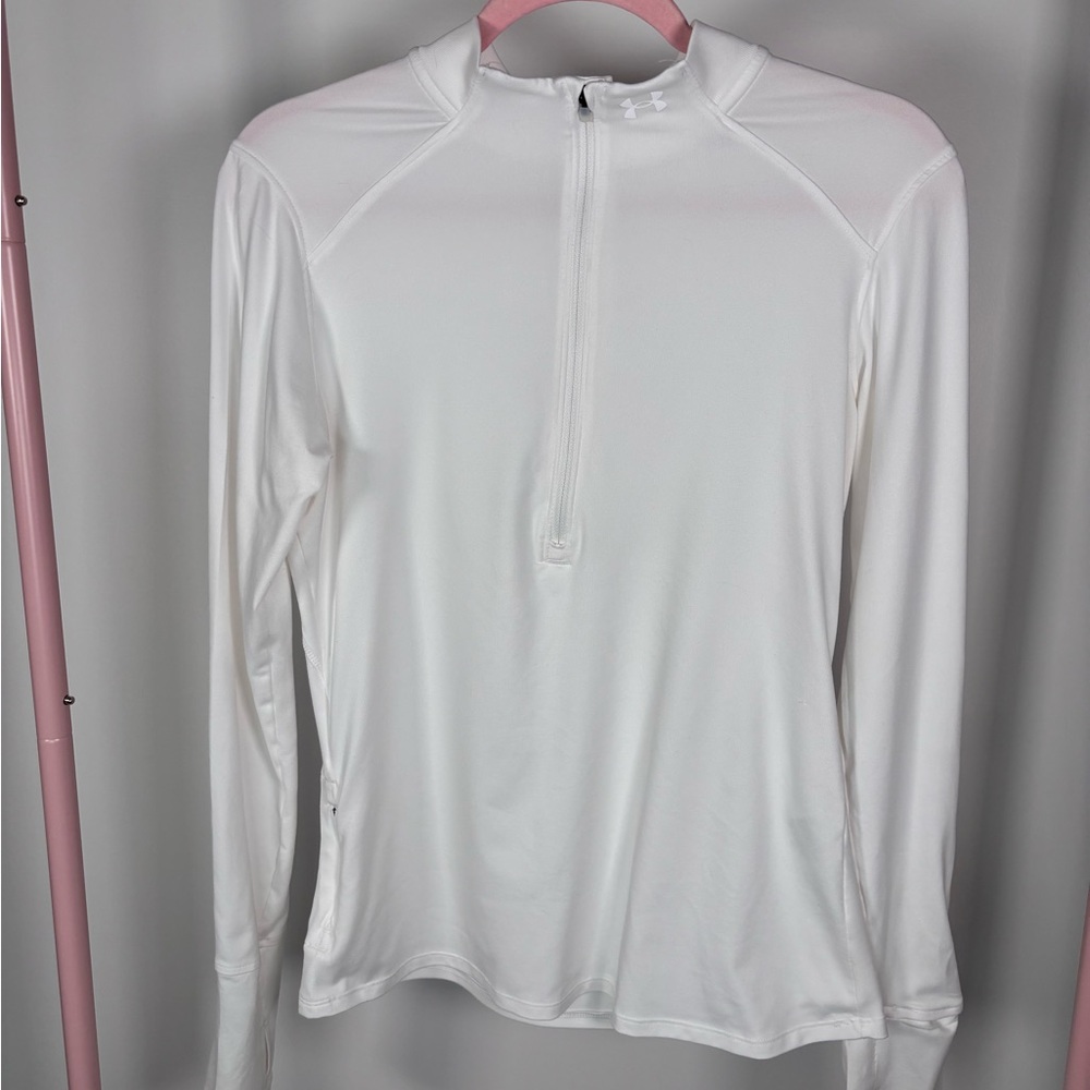 Under Armour White Running Top